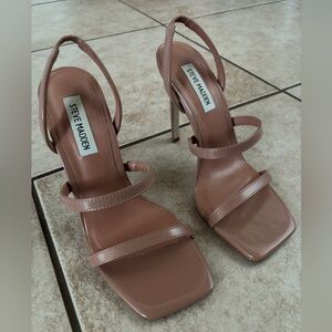 Nude Steve Madden Strappy Heels